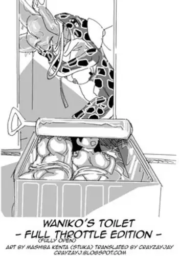 [Mashiba Kenta (Stuka)] Toilet no Waniko-san - Zenkai Hen | Waniko's Toilet - Full Throttle Edition [English] [CrayZayJay]