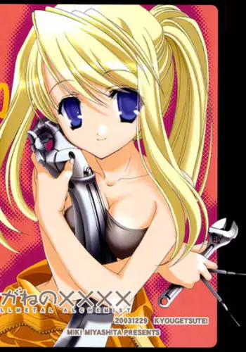 (C65) [Kyougetsutei (Miyashita Miki)] Hagane No XXXX (Fullmetal Alchemist) [English] [DejaVu]